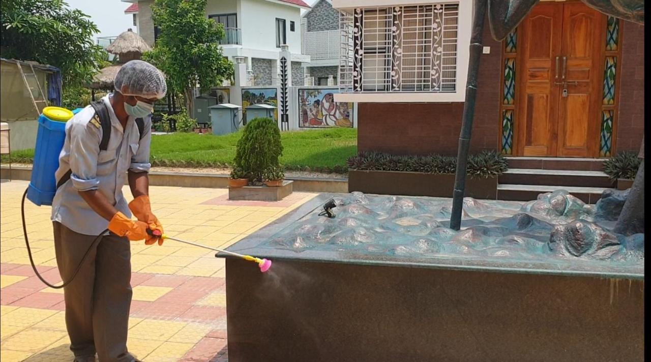 ホテル Panthashala Santiniketan Sri Niketan エクステリア 写真